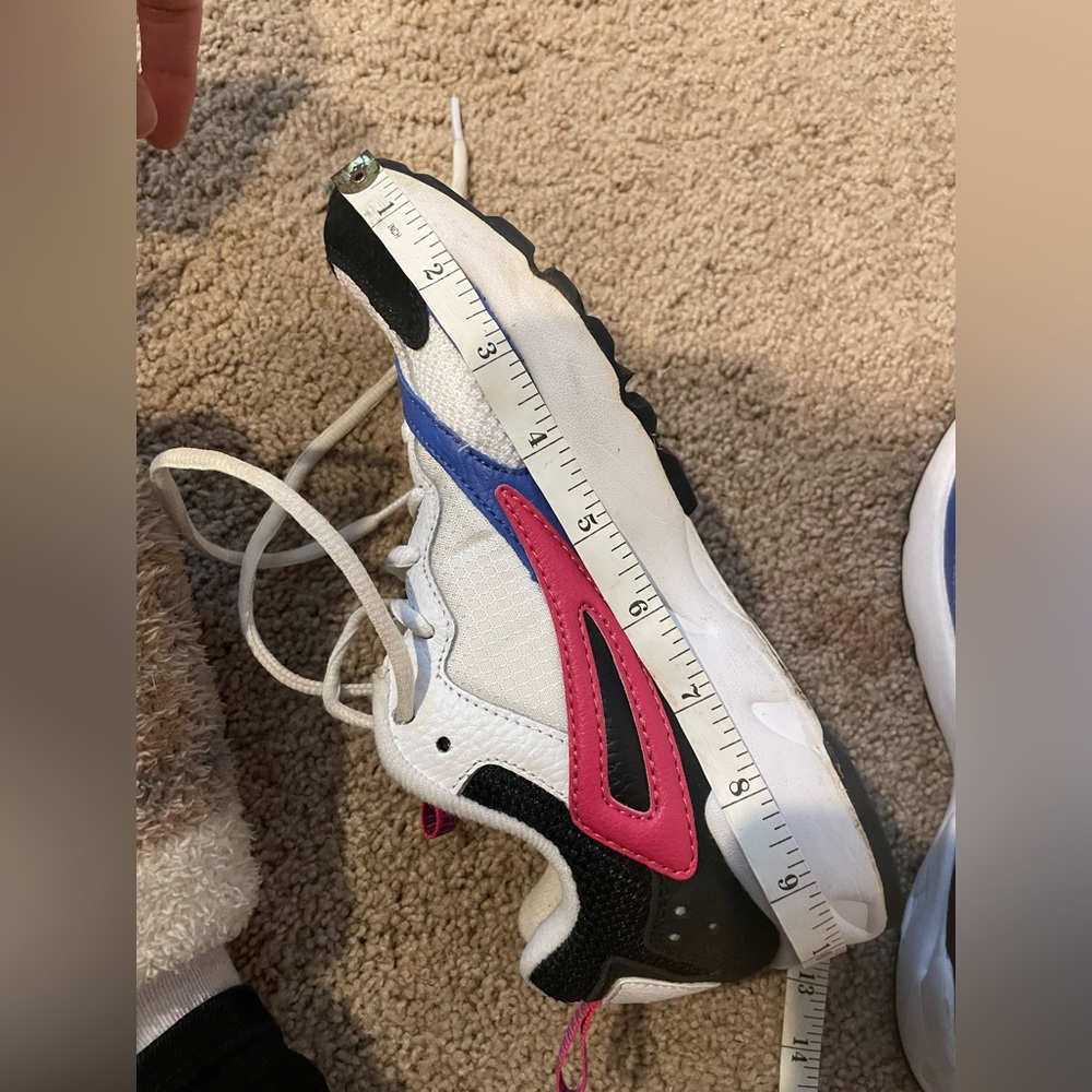 Fila Women's White, Pink, and Blue Athletic Shoes - Picture 9 of 10